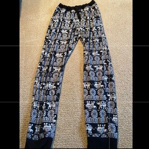 Elephant print super soft joggers